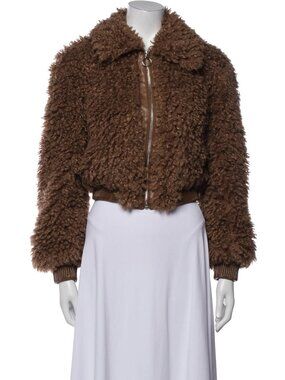 ASTR Faux fur jacket Brown